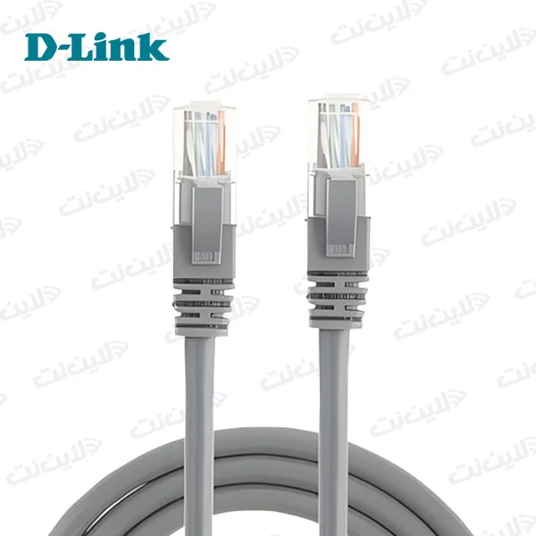 پچ کورد شبکه طوسی Cat5E دی لینک D-LINK NCB-5EUGRYR1