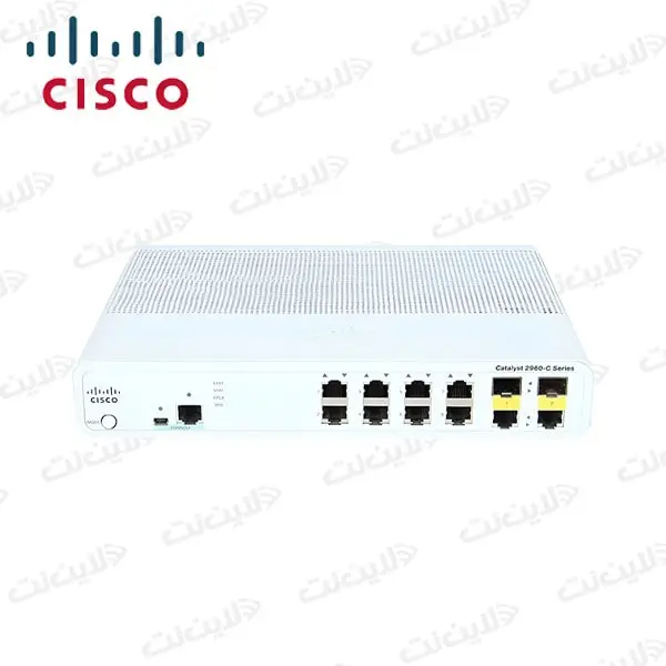 سوئیچ شبکه 8 پورت سیسکو مدل Cisco WS-C2960C-8TC-L - فروشگاه اینترنتی ...