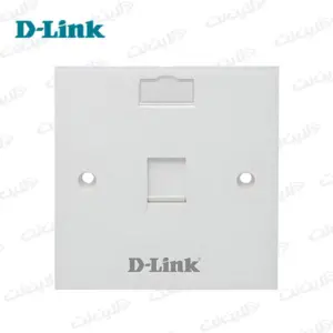 فیس پلیت تک پورت و تخت دی لینک مدل D-LINK NFP-0WHI11