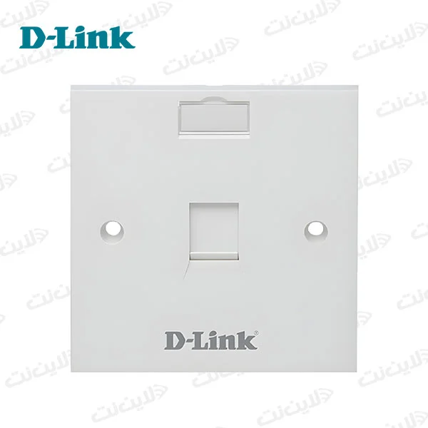 فیس پلیت تک پورت و تخت دی لینک مدل D-LINK NFP-0WHI11