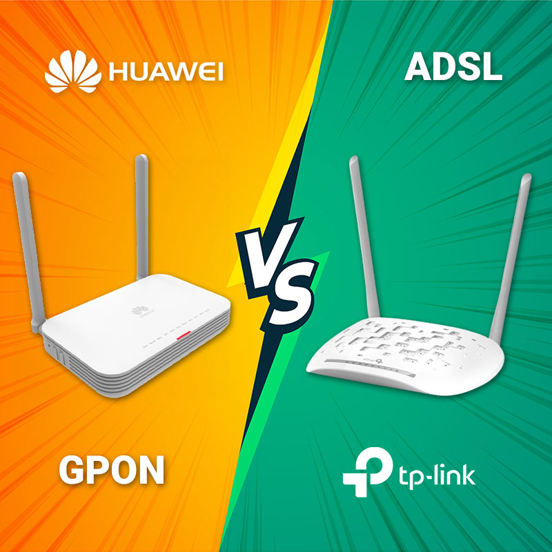 ADSL VS GPON Modem