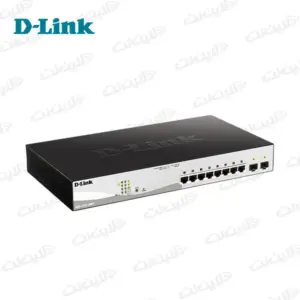 سوئیچ 8 پورت شبکه PoE دی لینک D-link DGS-1210-10P