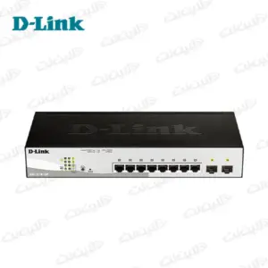 سوئیچ 8 پورت شبکه PoE دی لینک D-link DGS-1210-10P