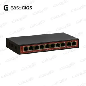 سوئیچ 8 پورت POE EG-SWU-1401-10GP لایه 2 ایزی گیگز Easy Gigs