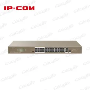 سوئیچ 24 پورت POE آی پی کام مدل IP-COM F1126P-24-250W