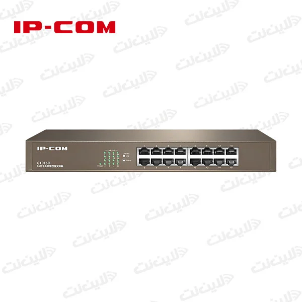 سوئیچ شبکه 16 پورت مدل IP-COM G1016D