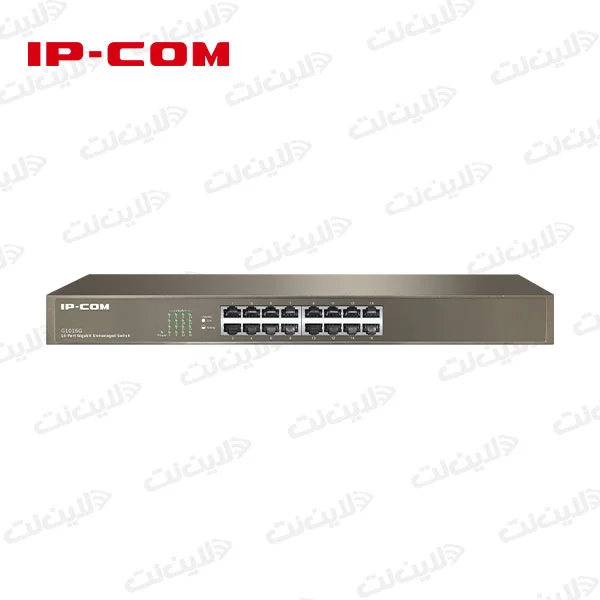 سوئیچ 16 پورت گیگ آی پی کام مدل IP-COM G1016G