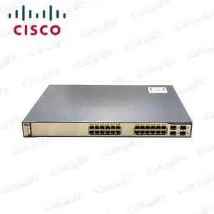 سوئیچ 24 پورت شبکه سیسکو مدل Cisco WS-C3750G-24TS-S1U