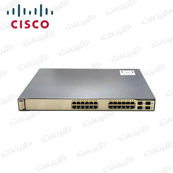 سوئیچ 24 پورت شبکه سیسکو مدل Cisco WS-C3750G-24TS-S1U