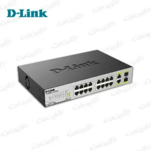 سوئیچ 18 پورت مگابیتی دی لینک مدل D-Link DES-1018MP