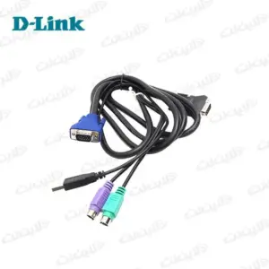 کابل کی وی ام 1.8 متری دی لینک مدل D-LINK KVM-401