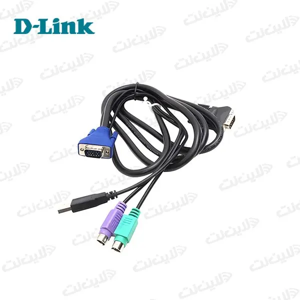 کابل کی وی ام 1.8 متری D-LINK KVM-401