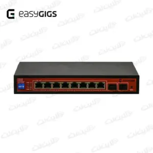 سوئیچ شبکه 8 پورت مدیریتی PoE ایزی گیگز مدل Easy Gigs SWU-2451-10GPS