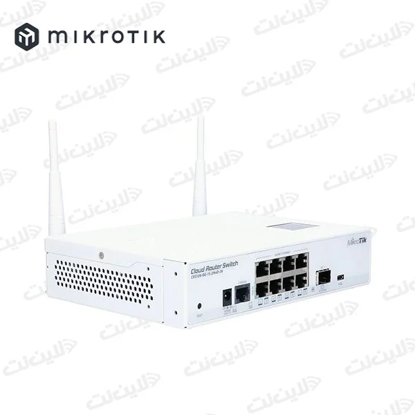 روتر شبکه بی سیم میکروتیک مدل Mikrotik CRS109-8G-1S-2HnD-IN