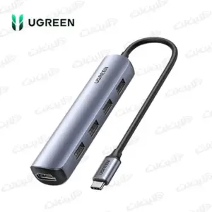 هاب 5 پورت Type C به 3.0 USB یوگرین مدل Ugreen 10919 CM418