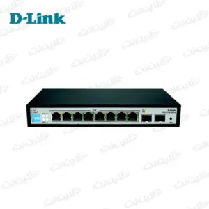 سوئیچ شبکه 8 پورت DGS-F1100-10PS-E POE دی لینک D-Link