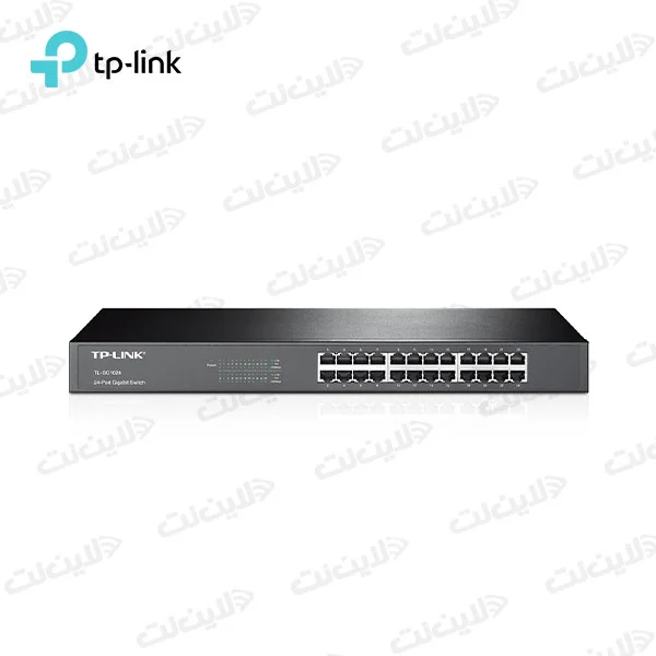 سوئیچ 24 پورت TL-SG1024 گیگابیت و رکمونت تی پی لینک TP-LINK