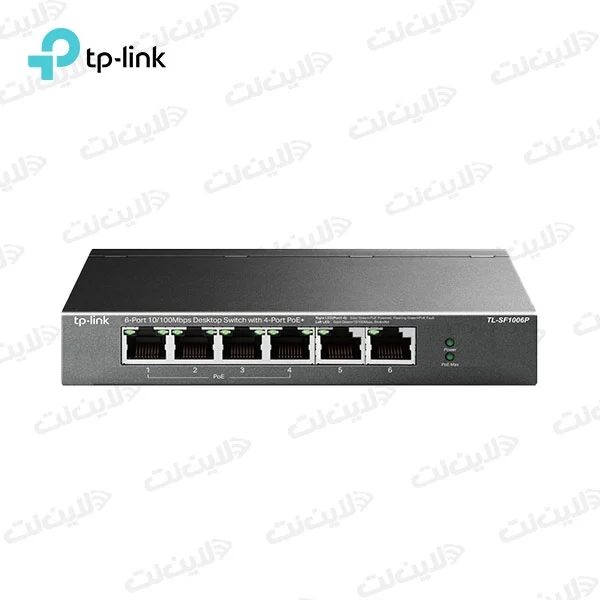 سوییچ 4 پورت TL-SF1006P POE تی پی لینک TP-Link