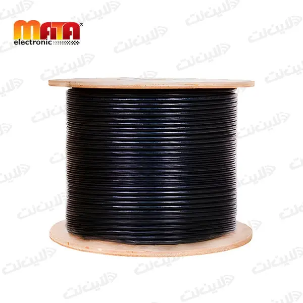 کابل 305 متری Cat6 SFTP Outdoor Single layer PE متا الکترونیک Mata electronic لاین نت