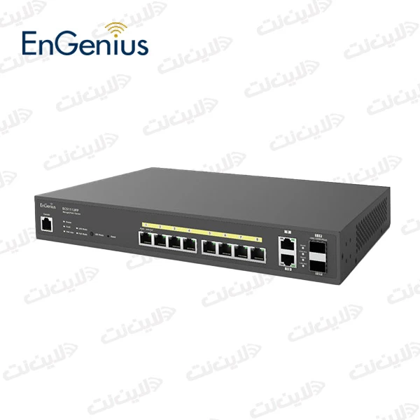 سوئيچ 8 پورت ECS1112FP گيگابيت انجنیوس Engenius لاین نت