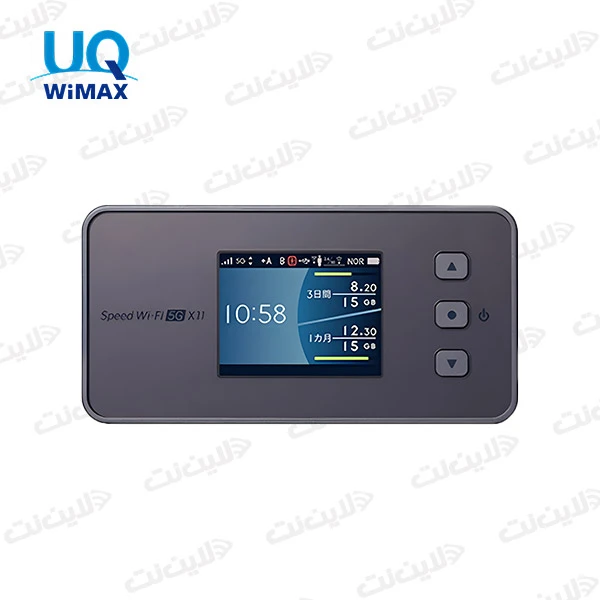 مودم جیبی مشکی 4G/5G NEC X11 قابل حمل Speed Wi-Fi یوکیو UQ لاین نت