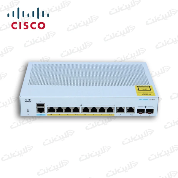 سوئیچ 8 پورت CBS250-8FP-E-2G سیسکو Cisco