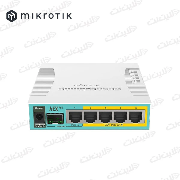 روتر 5 پورت RB960PGS-hEX POE میکروتیک Mikrotik لاین نت