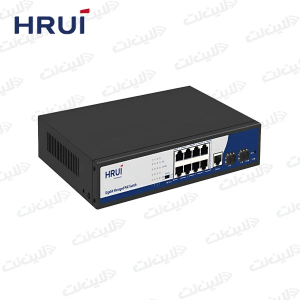 HRUI POE management switch HR-AFGM-82NSلاین نت