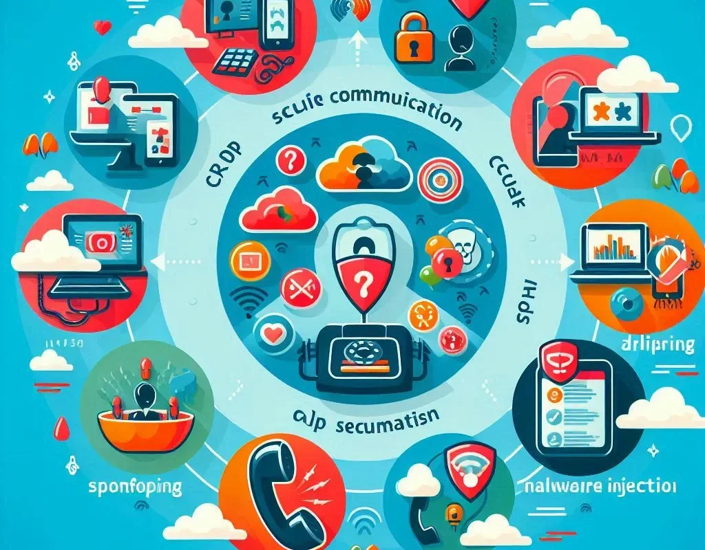 Types of security threats in VoIP linenet